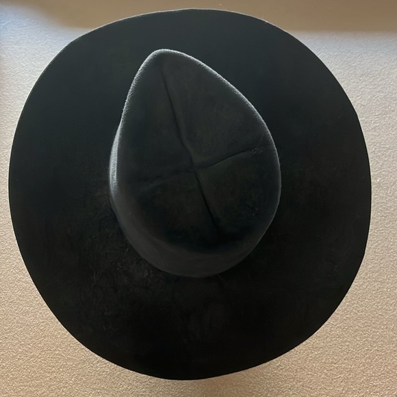 GLADYS TAMEZ MILLINERY Black Western Hat with Braided Cord - XS main image 10
